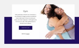 HTML-Webbplats För Power Och Fitnesscenter