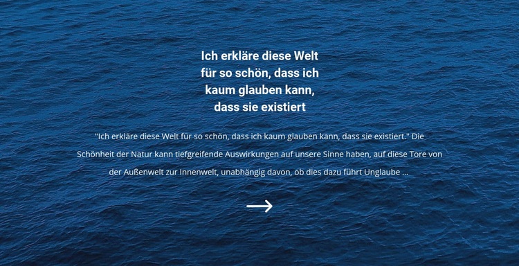 Seestücke Website-Modell