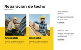 Un Diseño De Sitio Web Exclusivo Para Servicios De Reparación De Techos