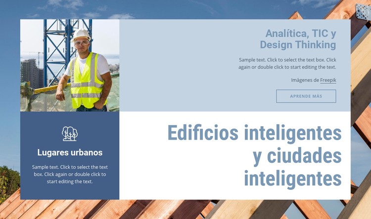 Edificios y ciudades inteligentes Plantilla CSS