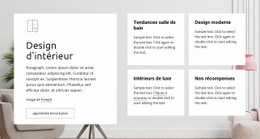 Maquette De Site Web Exclusive Pour Intérieurs De Luxe