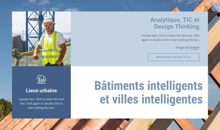 Bâtiments et villes intelligents Modèle CSS