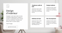 Intérieurs De Luxe – Modèle HTML5 Facile À Utiliser