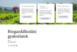 Biogazdálkodási Gyakorlatok – A Legjobb HTML-Sablon