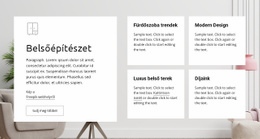 Reszponzív Websablon A Következőhöz: Luxus Belső Terek