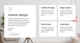 Modello Web Reattivo Per Interni Di Lusso
