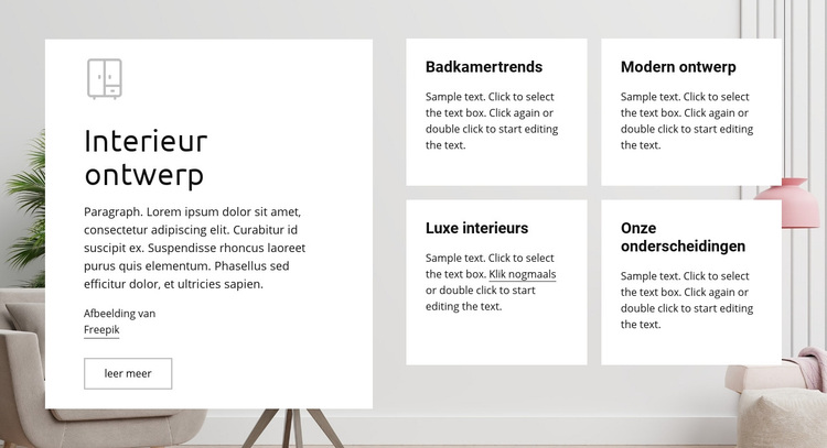 Luxe interieurs WordPress-thema
