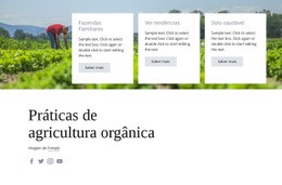 Práticas De Agricultura Orgânica - Construtor De Sites Personalizados