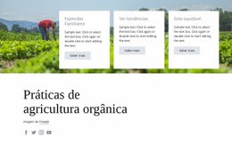 Práticas De Agricultura Orgânica - Web Design Multifuncional