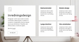 HTML-Landning För Lyxiga Interiörer
