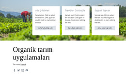 Organik Tarım Uygulamaları - En Iyi HTML Şablonu
