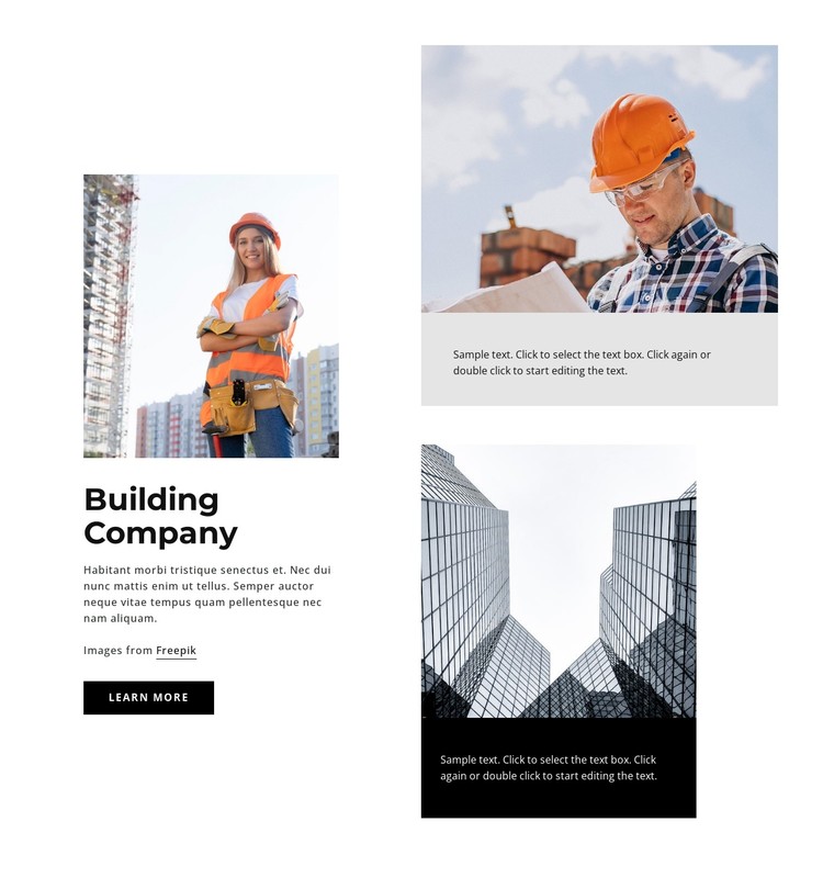Industrial services CSS Template