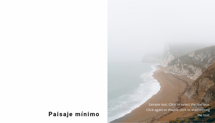 Paisajes brumosos del norte Diseño de páginas web