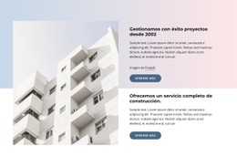 Arquitectura Y Creatividad Sitio Web De Una Sola Página