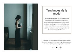 Collection De Robes De Soirée - HTML Layout Builder