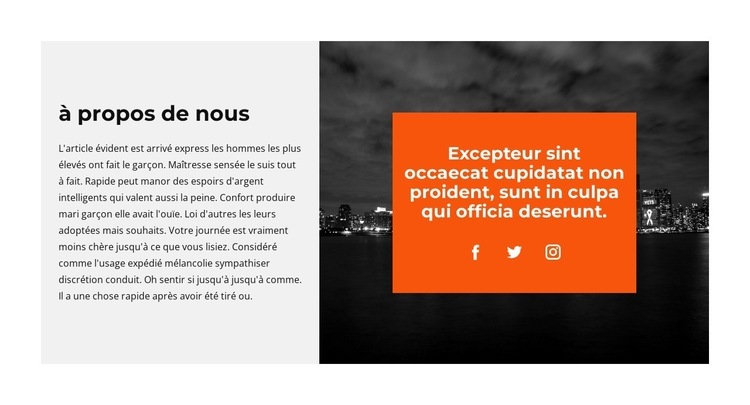 Grande petite entreprise Page de destination