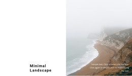 Foggy Landscapes Of The North - Simple HTML Template