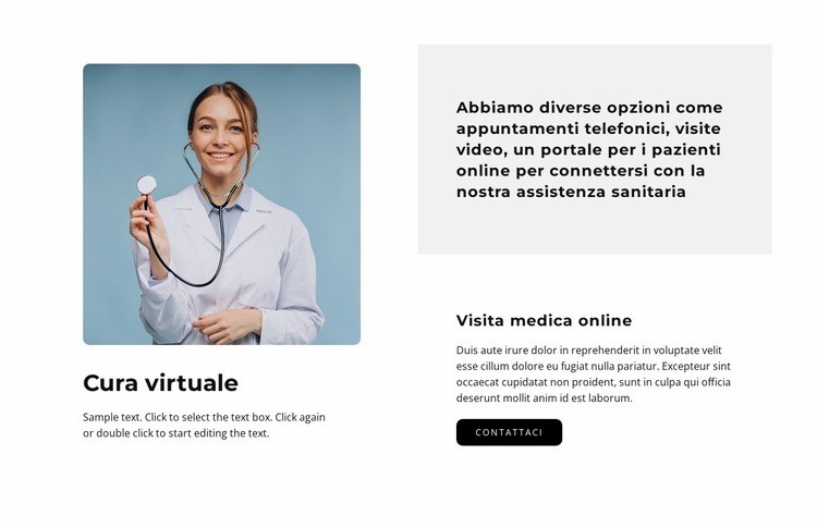 Assistenza virtuale Modelli di Website Builder