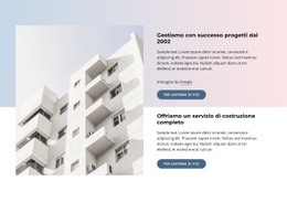 Architettura E Creatività - Mockup Di Sito Web Professionale