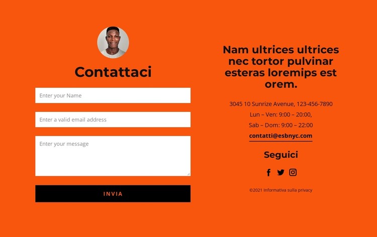 Vuoi diventare un imprenditore Modello CSS