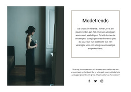 Collectie Avondjurken - HTML-Websjabloon