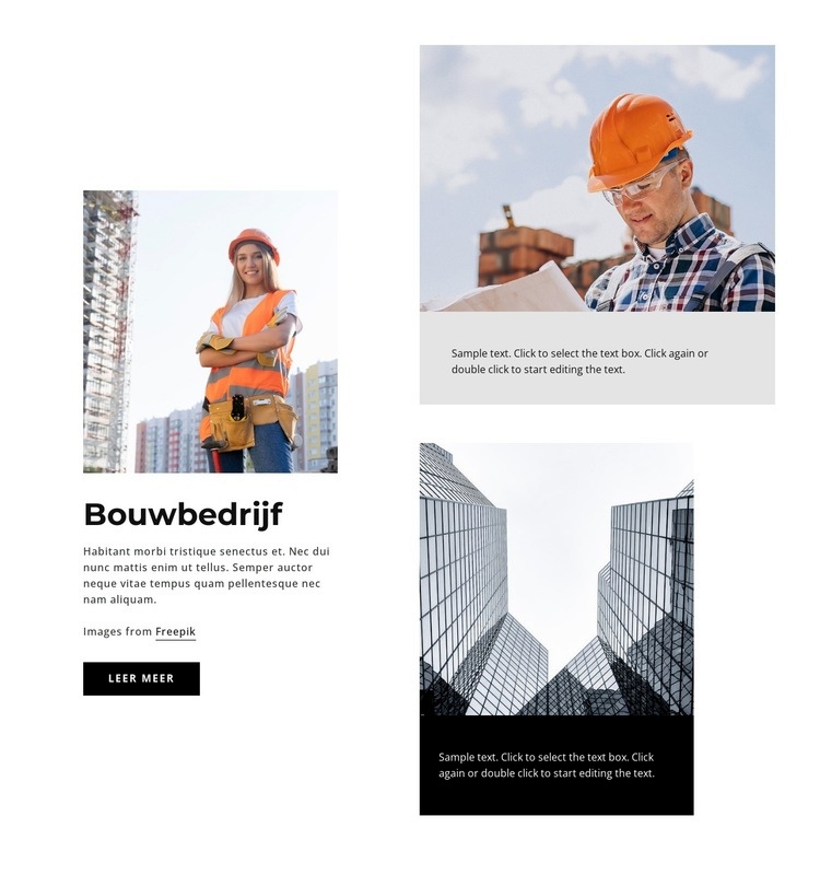 Industriële diensten Html Website Builder