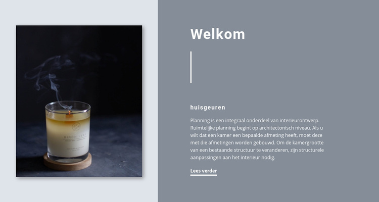 Huisgeuren WordPress-thema