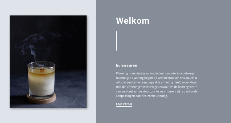 Huisgeuren Website mockup