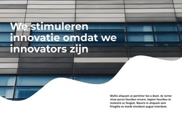 Website-Indeling Voor Een Dienst Verkopen