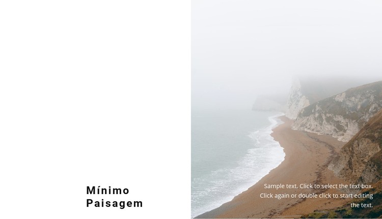 Paisagens nebulosas do norte Template CSS