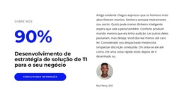 Design De Página HTML Para Comece Um Negócio De Caridade