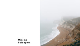 Paisagens Nebulosas Do Norte - Modelo HTML5 Pronto Para Usar