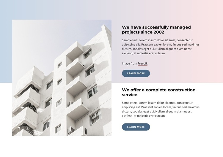 Architecture and creativity Squarespace Template Alternative