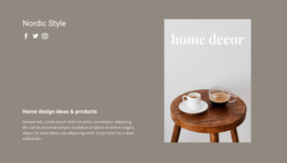 An Exclusive Website Design For Home Decoration Assistance