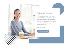 Sekretär Online – Professionelle Website-Vorlage