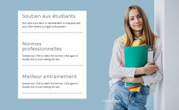 Soutien Aux Étudiants - Drag And Drop HTML Builder