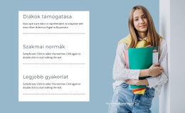 Ingyenes Letöltés Diákok Támogatása Html Sablonhoz