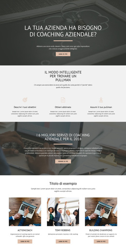 Coaching Aziendale - Tema WordPress Definitivo