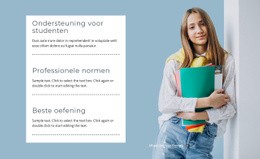 Ondersteuning Voor Studenten - Beste Bestemmingspagina