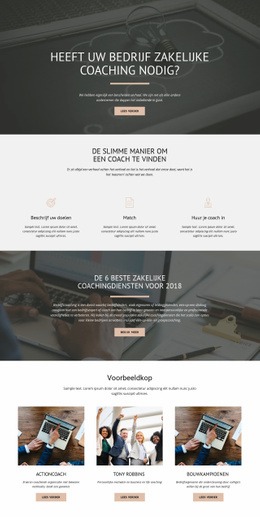 Zakelijke Coaching - HTML Website Builder