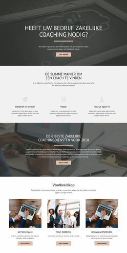 Zakelijke Coaching - Joomla-Sjabloon Gratis Downloaden