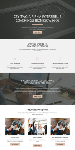 Coaching Biznesowy - Ostateczny Motyw WordPress