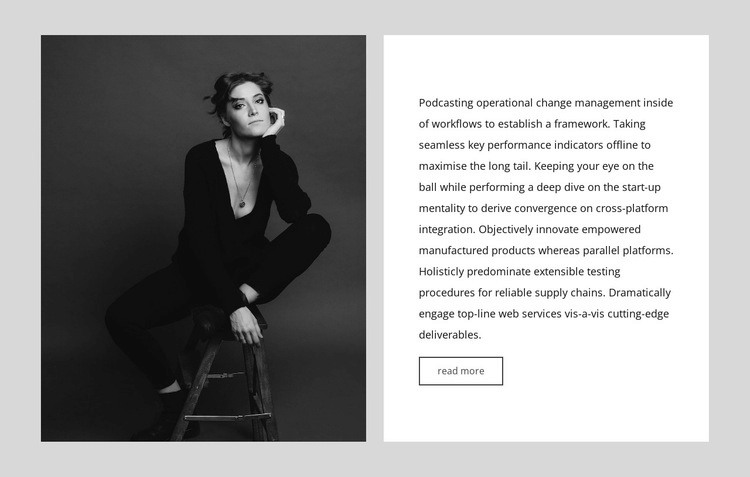 Editor-in-chief interview Squarespace Template Alternative