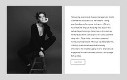 Editor-In-Chief Interview - Webpage Layout