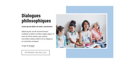 Dialogues Philosophiques - Modèle De Développement Web