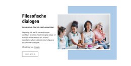 Filosofische Dialogen - Gratis Websitesjabloon