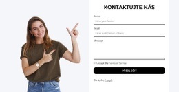 Kontaktujte Nás – Vlastní Motiv WordPress