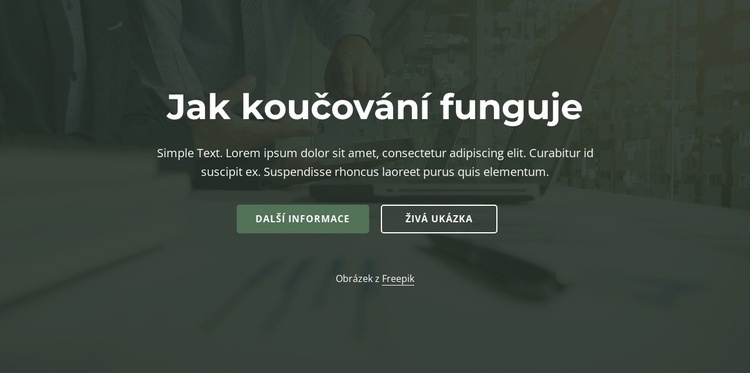 Jak koučování funguje Téma WordPress