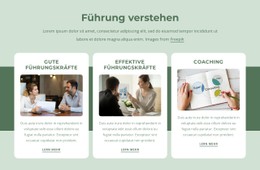 Gute Führungskräfte Kostenlose CSS-Websitevorlage