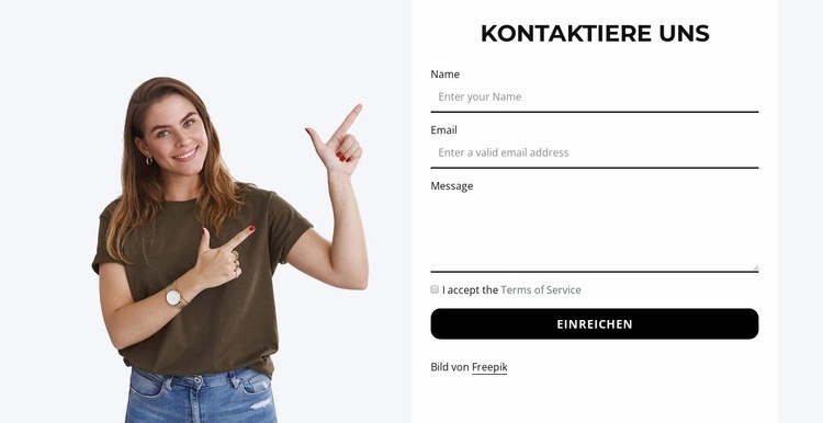 Kontaktiere uns jetzt Website design